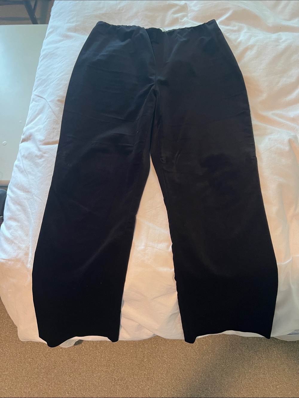 Tuckernuck Black Wide-Leg Stretch Pants
